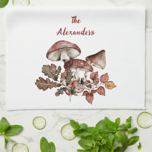 マッシュルームコテージコアウッドランドトースツール キッチンタオル (折り畳み)