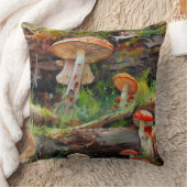 マッシュルームコテージコア装飾用クッション クッション (ブランケット)