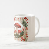 マッシュルームコテージコア コーヒーマグカップ (正面右)