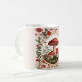 マッシュルームコテージコア コーヒーマグカップ (正面左)