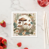 マッシュルームコテージコア スタンダードカクテルナプキン (インサイチュ)