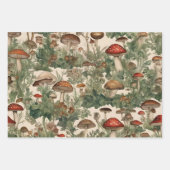 マッシュルームコテージコア ラッピングペーパーシート (正面3)