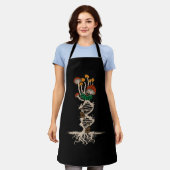 マッシュルームコテージコアDNAマイコロジーシャームハンター エプロン (着用した状態)