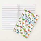 マッシュルームコテージコ図解入りの、写真付きのルビ ノートブック (内側)