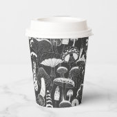 マッシュルームコーヒーカップ 紙コップ (裏面)