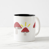 マッシュルームコーヒーマグ ツートーンマグカップ (正面右)