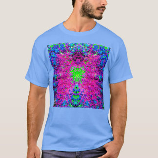 マッシュルームコーラルピンクパープルリーフ水族館 Tシャツ