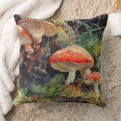 マッシュルームズコテージコア クッション (ブランケット)