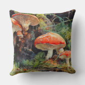 マッシュルームズコテージコア クッション (裏面)