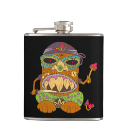 マッシュルームティキシェフおもしろいブラック フラスク