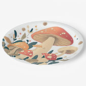 マッシュルームデイ魔法 ペーパープレート (アングル)