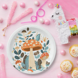 マッシュルームデイ魔法 ペーパープレート