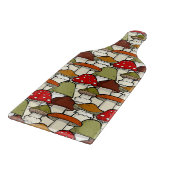 マッシュルームデザイン切削板 カッティングボード (角)