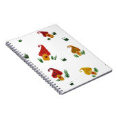 マッシュルームハウスウォーターカラーアートノート ノートブック (右側)