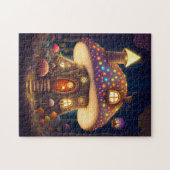 マッシュルームハウスファンタジーアート ジグソーパズル (横)