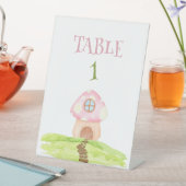 マッシュルームハウスフラワーガーデン&フェアリーランド 台座サイン (インサイチュ)