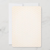 マッシュルームハウス水玉模様ベビーシャワー 招待状 (裏面)