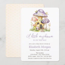 マッシュルームハウス水玉模様ベビーシャワー