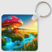 マッシュルームハウス キーホルダー (裏面)