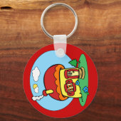 マッシュルームハウス キーホルダー (正面)