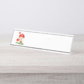 マッシュルームハウス デスクネームプレート (正面)