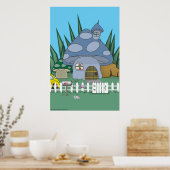 マッシュルームハウス ポスター (キッチン)