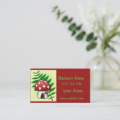 マッシュルームハウス 名刺 (スタンド正面)