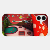 マッシュルームハウス iPhoneケース (裏面横)