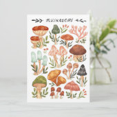 マッシュルームハンターキノコスタイル サンキューカード (スタンド正面)