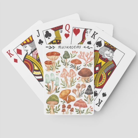マッシュルームハンターキノコスタイル トランプ (裏面)