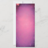 マッシュルームバタフライエンチャントフォレストスクロールベビー 招待状 (裏面)