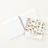 マッシュルームパーソナライズされたの詰め合わせ ノートブック (内部)