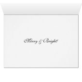 マッシュルームフェアリーコテージグリーティングホリデーカード (内部横(下))