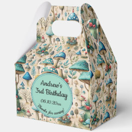 マッシュルームフェアリーランドバースデーパーティー フェイバーボックス