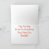 マッシュルームフォレガー誕生日 カード (内部)