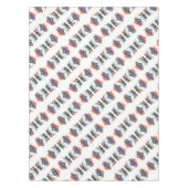 マッシュルームフラワーウッドランドカラフルスプラッシュ テーブルクロス (正面)