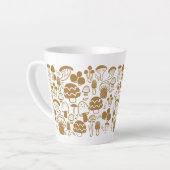 マッシュルームブラウンラテマグ カフェラテマグ (左アングル)