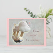 マッシュルームプレイグラウンドベビーシャワー招待状 招待状 (スタンド正面)