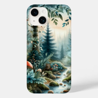 マッシュルームホロー自然フォレストクリーク Case-Mate iPhone 14ケース