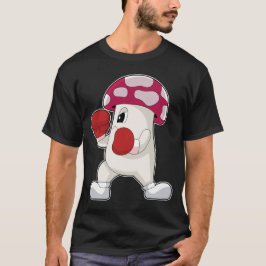 マッシュルームボクサーボクシング手袋ボクシング Tシャツ