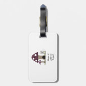 マッシュルームマウスハウス ラゲッジタグ (裏面縦)