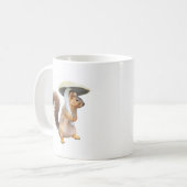 マッシュルームマグ付きリス コーヒーマグカップ (正面左)