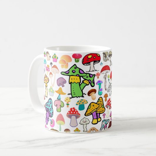 マッシュルームマグ コーヒーマグカップ (正面左)