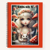 マッシュルームマジカルファンタジー妖精 ノートブック (正面)