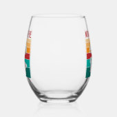 マッシュルームママが赤ちゃんのシャワーを浴びる ステムなしワイングラス (左)