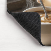 マッシュルームムンチキン攪拌モーニングコーヒー マウスパッド (コーナー)