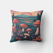 マッシュルームメドウD11 クッション (裏面)