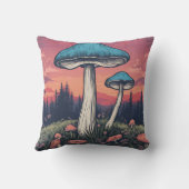 マッシュルームメドウD14 クッション (裏面)