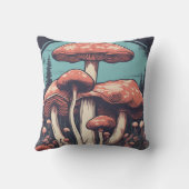 マッシュルームメドウD18 クッション (裏面)