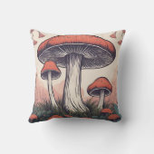 マッシュルームメドウD19 クッション (裏面)